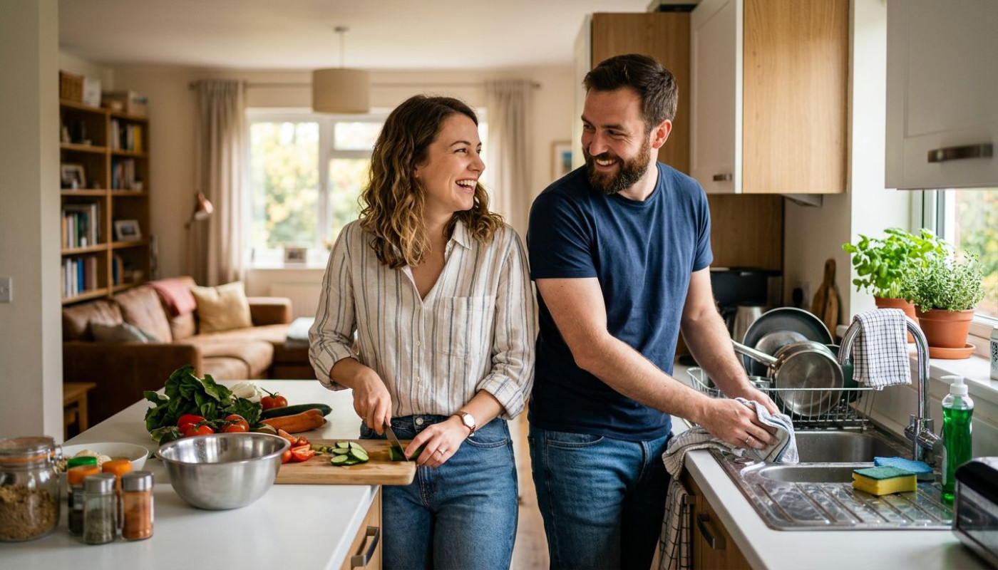 Routines de ménage partagées : la recette du couple moderne ?
